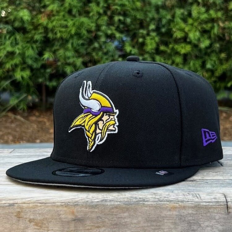 New Era Minnesota Vikings Black Team Snapback 950