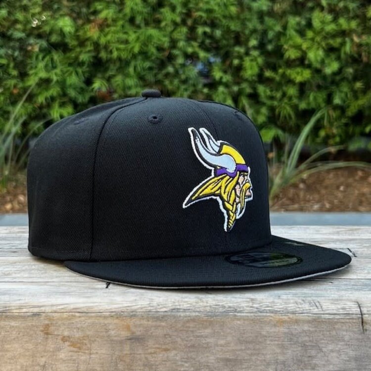 New Era Minnesota Vikings Black Team Snapback 950