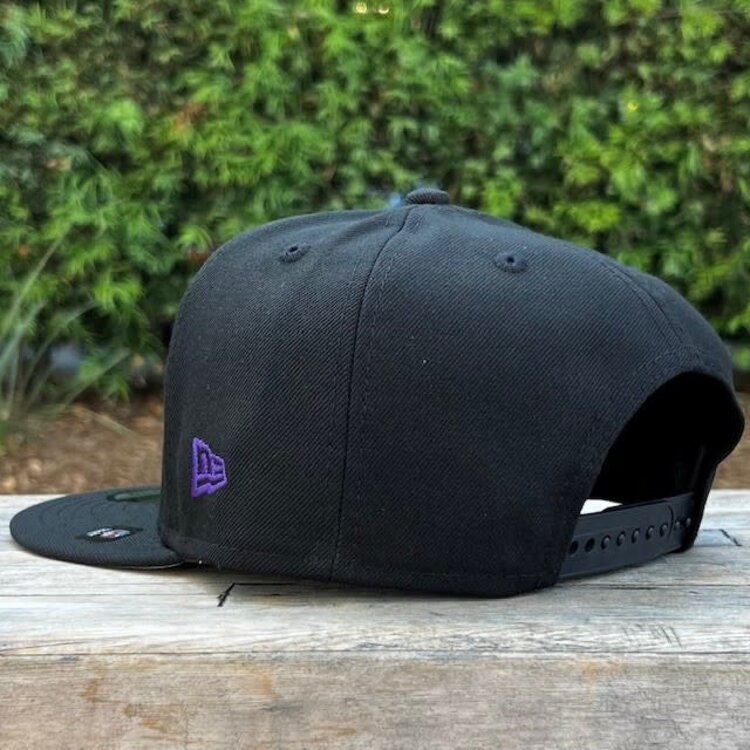 New Era Minnesota Vikings Black Team Snapback 950