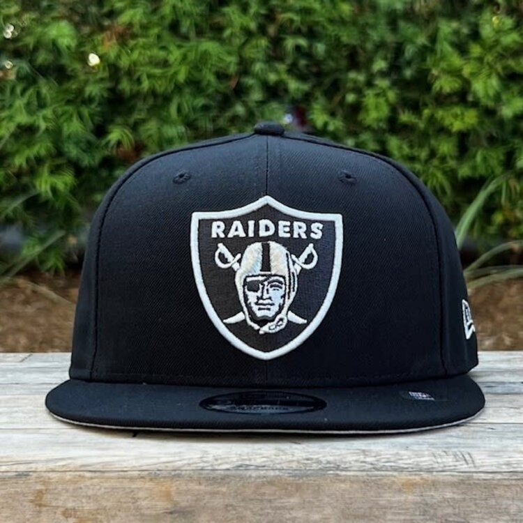 New Era Raiders Black Metallic Accent Gray-Snap 950