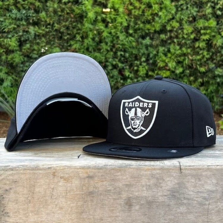 New Era Raiders Black Metallic Accent Gray-Snap 950