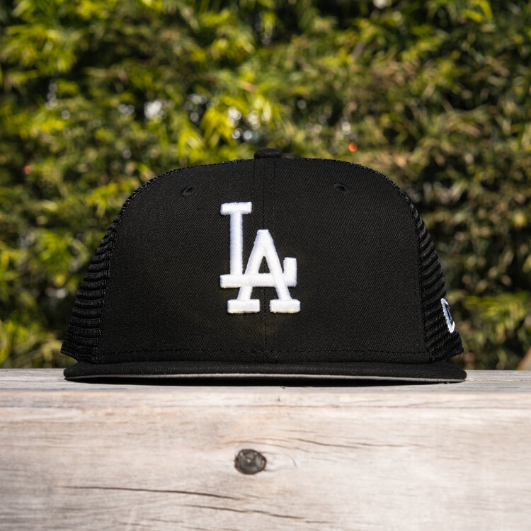 New Era LA Dodgers Black Mesh