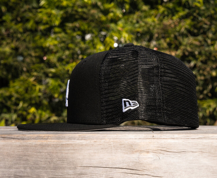 New Era LA Dodgers Black Mesh