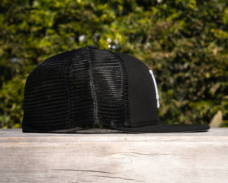 New Era LA Dodgers Black Mesh