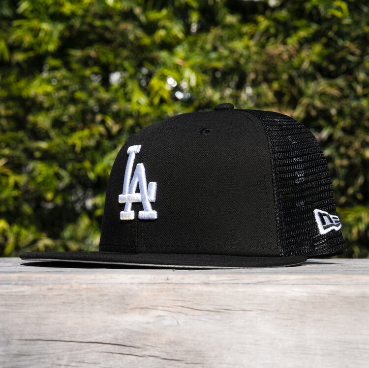 New Era LA Dodgers Black Mesh
