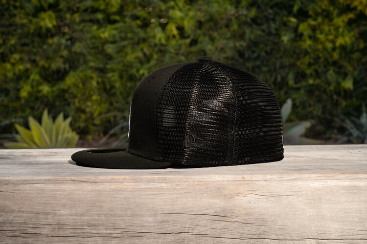 New Era LA Dodgers Black Mesh 100th Anniversary