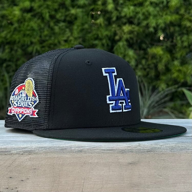 New Era LA Dodgers Black Mesh 2024 World Series Champions
