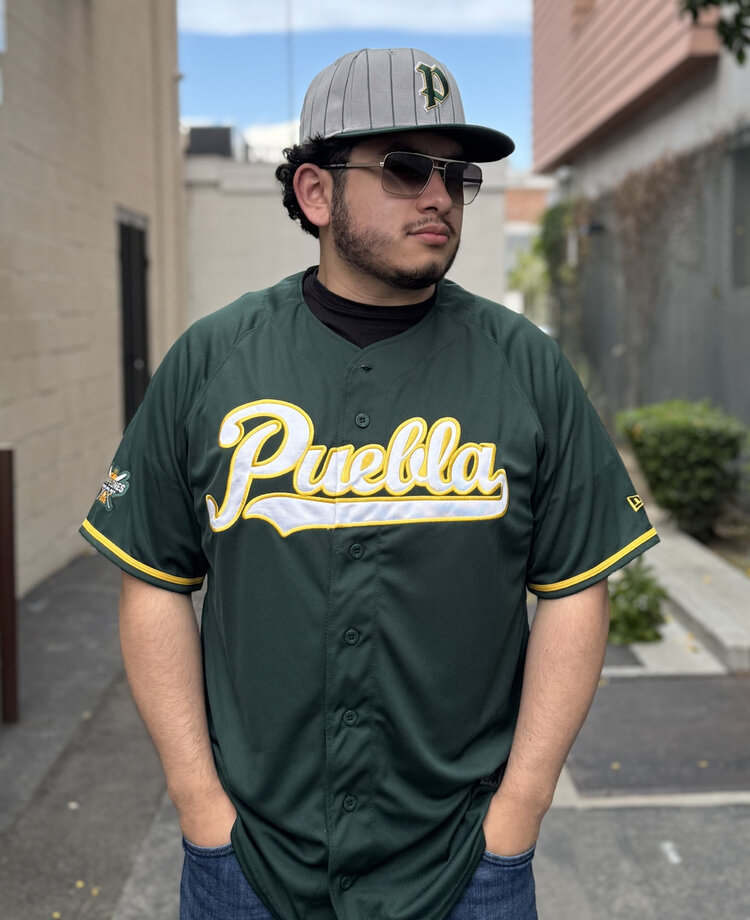 New Era LMB Pericos de Puebla 24 Home Jersey Green