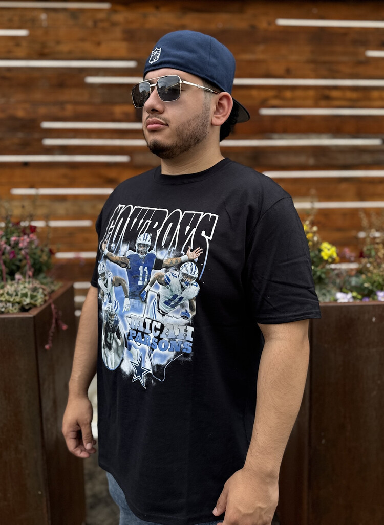 Fanatics Cowboys Black Notorious Micah Parsons S/S Tee