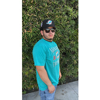 New Era Miami Dolphins Men's NE Aqua Team Cotton/Poly SS Tee