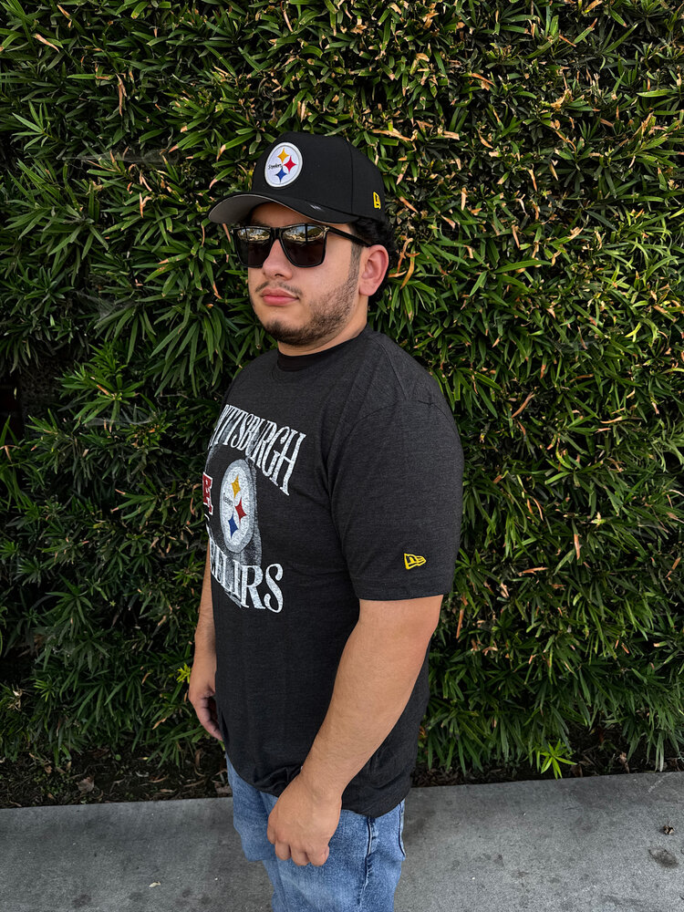 New Era Pittsburgh Steelers Men's NE Black Team Cotton/Poly SS Tee