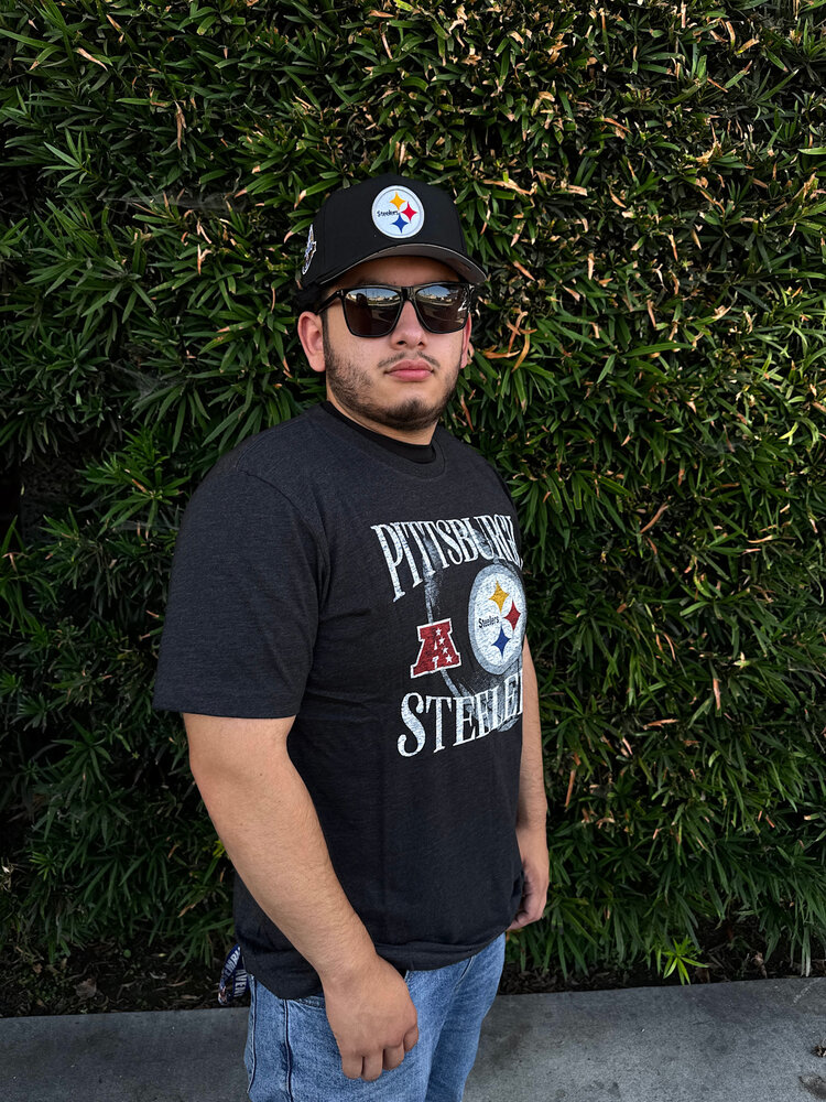 New Era Pittsburgh Steelers Men's NE Black Team Cotton/Poly SS Tee