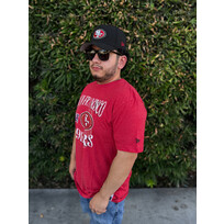 New Era San Francisco 49ers Men's NE Red Team Cotton/Poly SS Tee