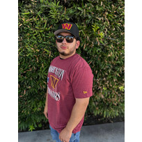 New Era Washington Commanders Men's NE Burgundy Team Cotton/Poly SS Tee