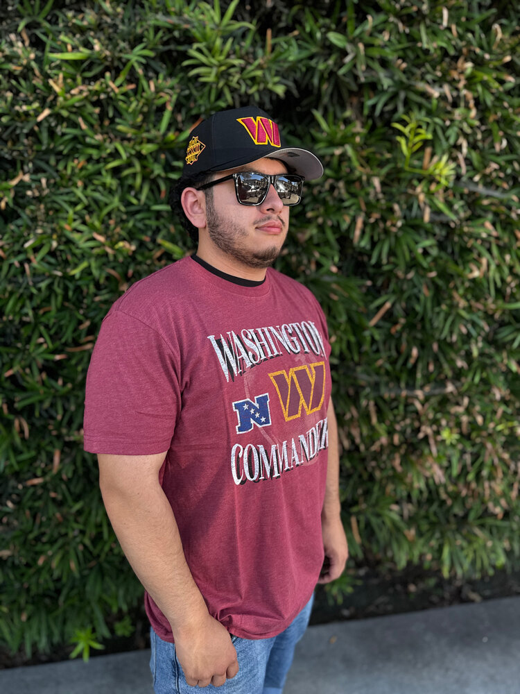 New Era Washington Commanders Men's NE Burgundy Team Cotton/Poly SS Tee