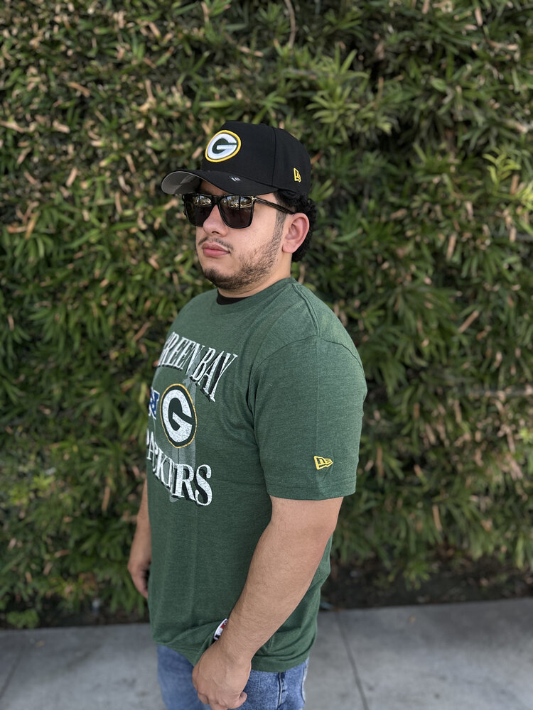 New Era Green Bay Packers Men's NE Green Team Cotton/Poly SS Tee