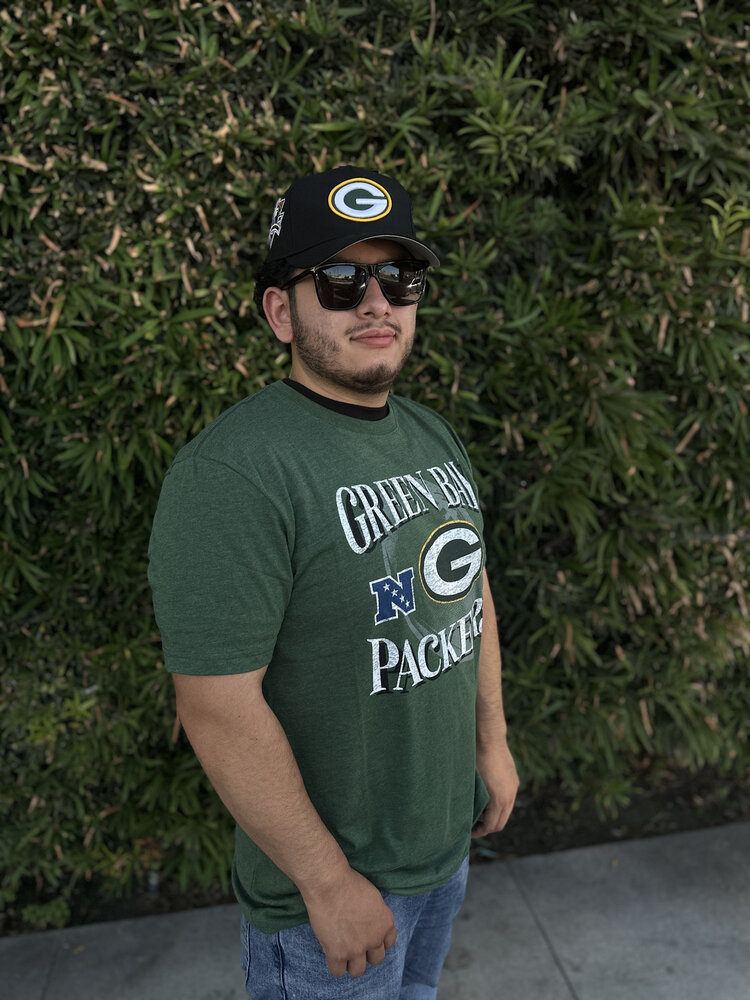 New Era Green Bay Packers Men's NE Green Team Cotton/Poly SS Tee