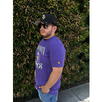 New Era Minnesota Vikings Men's NE Purple Team Cotton/Poly SS Tee