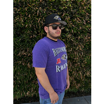 New Era Baltimore Ravens Men's NE Purple Team Cotton/Poly SS Tee