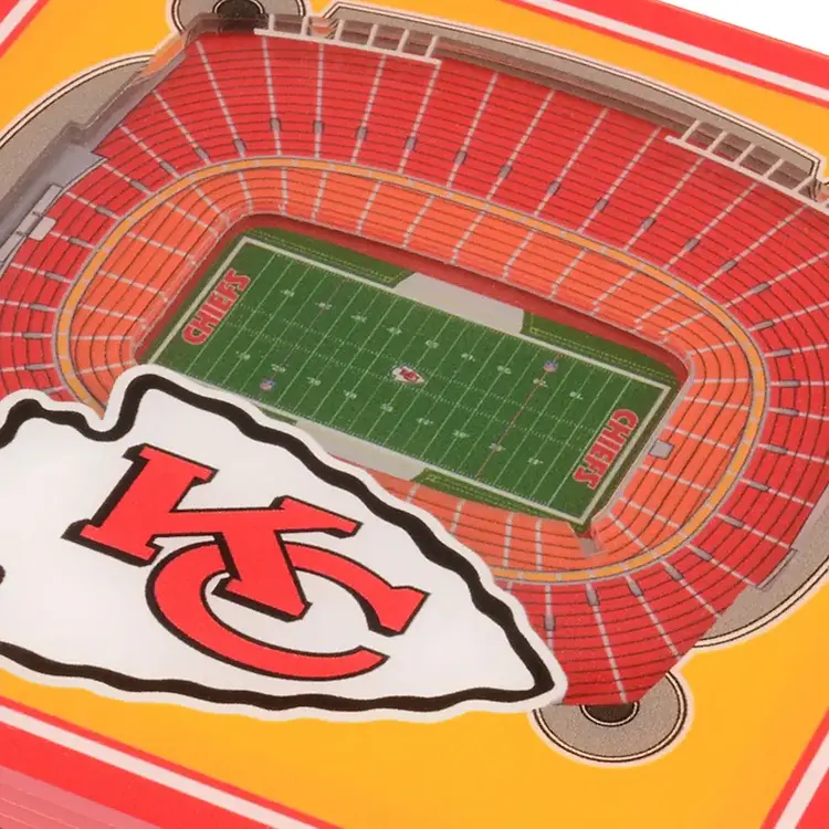 You The Fan Stadium View Coasters - Kansas City Chiefs