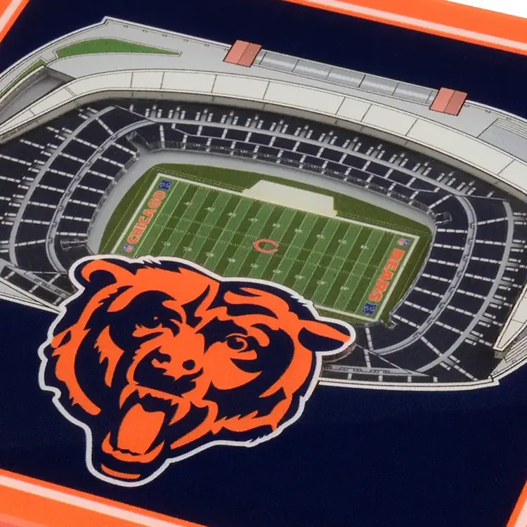 You The Fan Stadium View Coasters - Chicago Bears