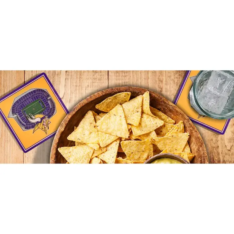 You The Fan Stadium View Coasters - Minnesota Vikings