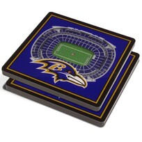 You The Fan Stadium View Coasters - Baltimore Ravens