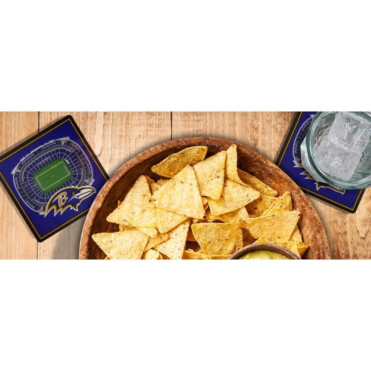 You The Fan Stadium View Coasters - Baltimore Ravens