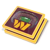 You The Fan Stadium View Coasters - Washington Commanders