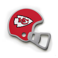 You The Fan Season Opener Helmet Magnetic Stainless Steel Bottle Opener - Chiefs