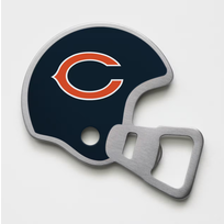 You The Fan Season Opener Helmet Magnetic Stainless Steel Bottle Opener - Bears