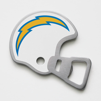 You The Fan Season Opener Helmet Magnetic Stainless Steel Bottle Opener - Chargers
