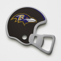 You The Fan Season Opener Helmet Magnetic Stainless Steel Bottle Opener - Ravens