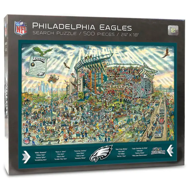 You The Fan Puzzle 500 pcs - Joe Journeyman Search - Philadelphia Eagles