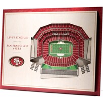 You The Fan NFL San Francisco 49ers Stadium View 5-Layer Wall Art