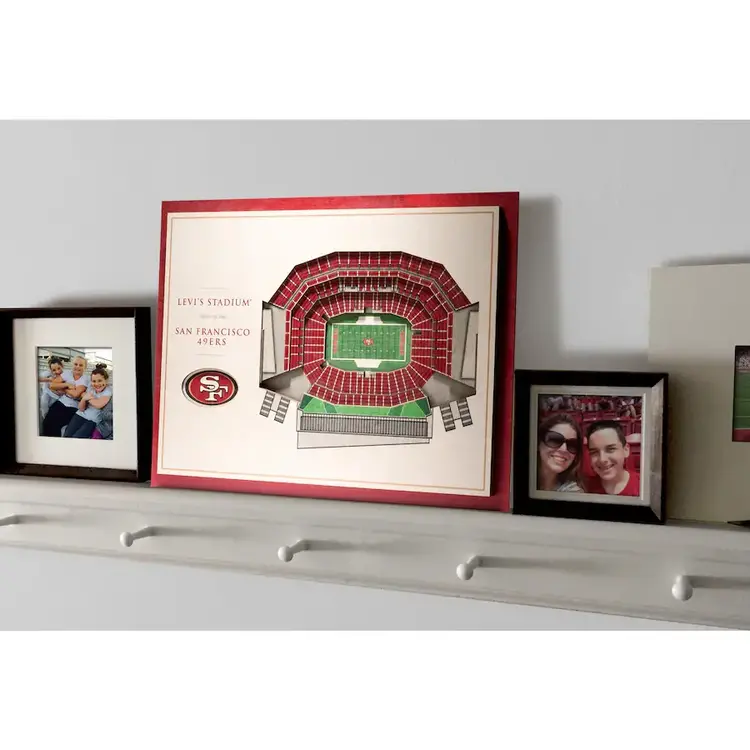You The Fan NFL San Francisco 49ers Stadium View 5-Layer Wall Art