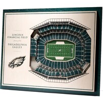 You The Fan NFL Philadelphia Eagles Stadium View 5-Layer Wall Art