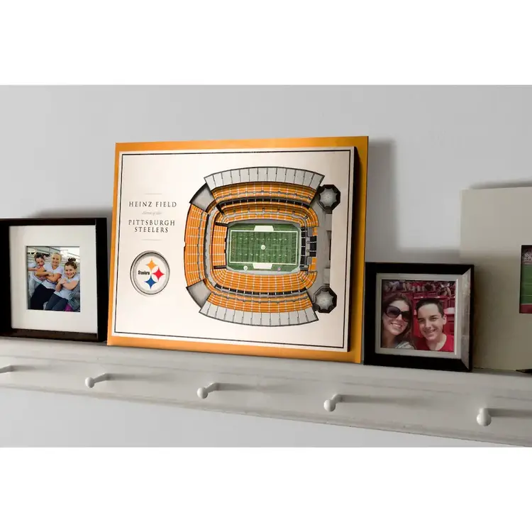You The Fan NFL Pittsburgh Steelers Stadium View 5-Layer Wall Art