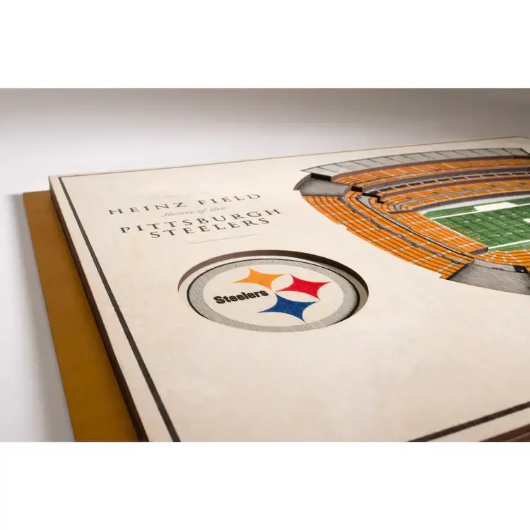 You The Fan NFL Pittsburgh Steelers Stadium View 5-Layer Wall Art