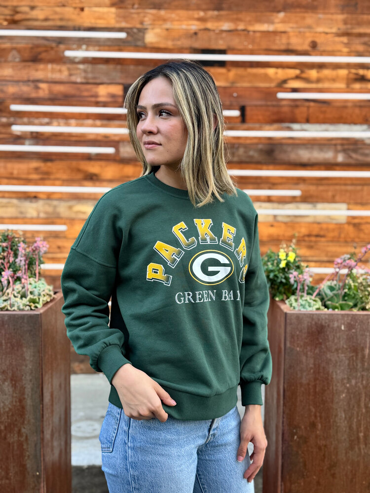 G-III Green Bay Packers Women's GIII Feud Crew Sweater