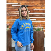 G-III LA Chargers Women's GIII Feud Crew Sweater