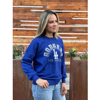 G-III LA Dodgers Women's GIII Feud Crew Sweater