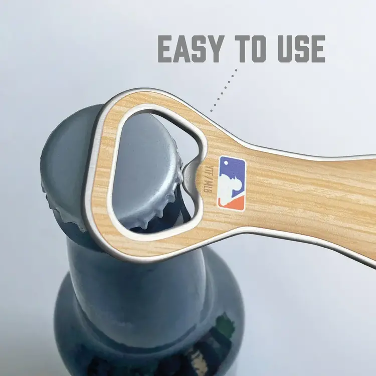 You The Fan Baseball Season Opener Magnetic Stainless Steel Bottle Opener - LA Dodgers