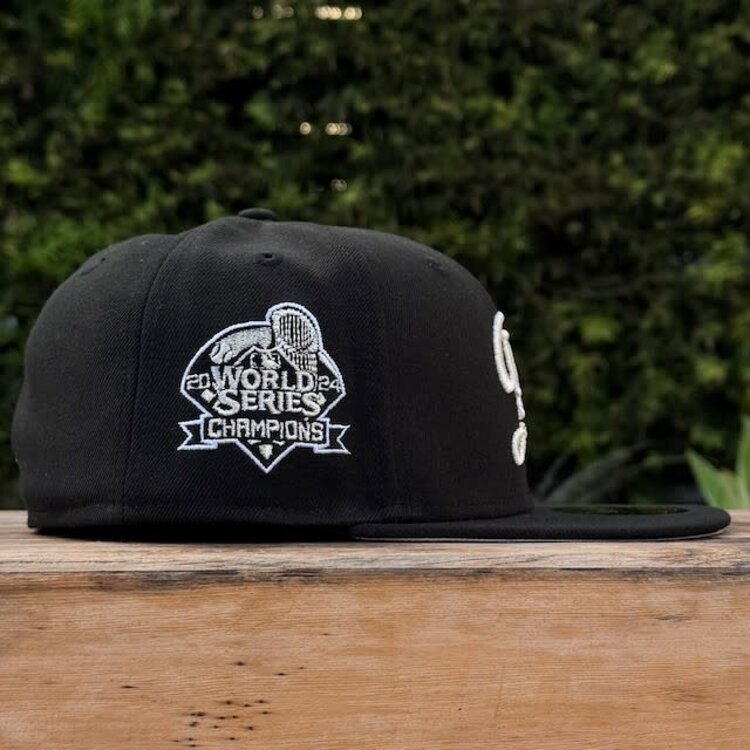 New Era LA City Connect Black Metallic Silver 2024 WS Champs