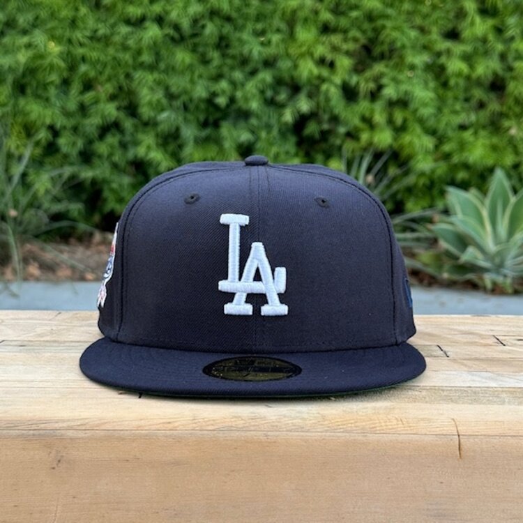 New Era LA Navy 100th Anniv Green UV