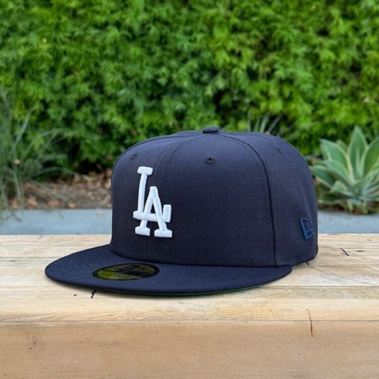 New Era LA Navy 100th Anniv Green UV