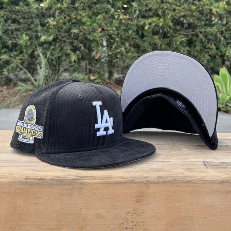 New Era LA Black Corduroy 2024 World Series Champs Trophy