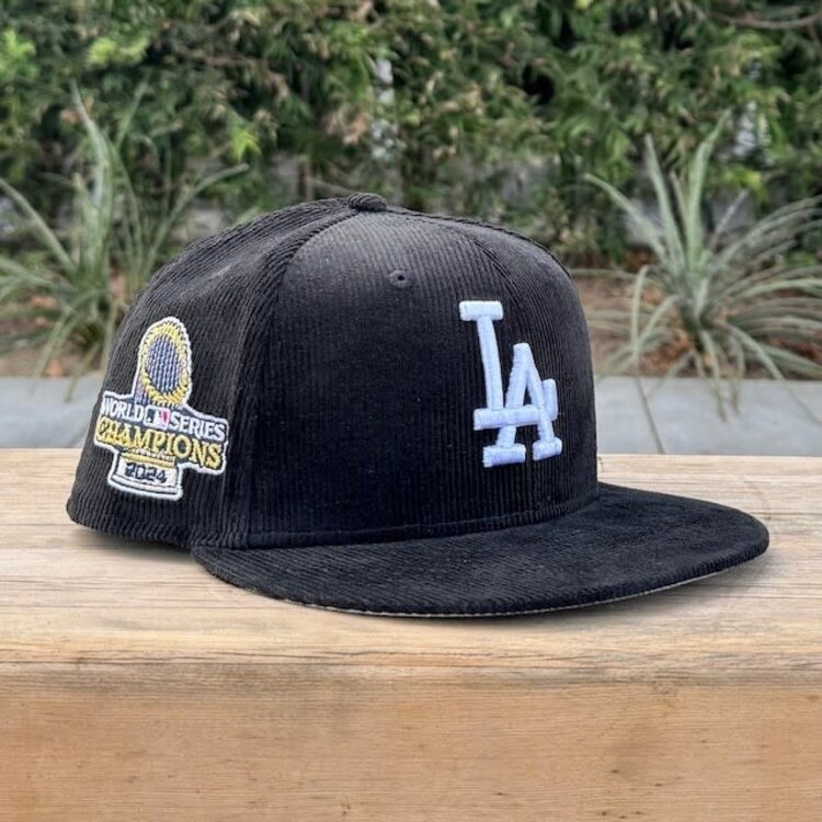 New Era LA Black Corduroy 2024 World Series Champs Trophy