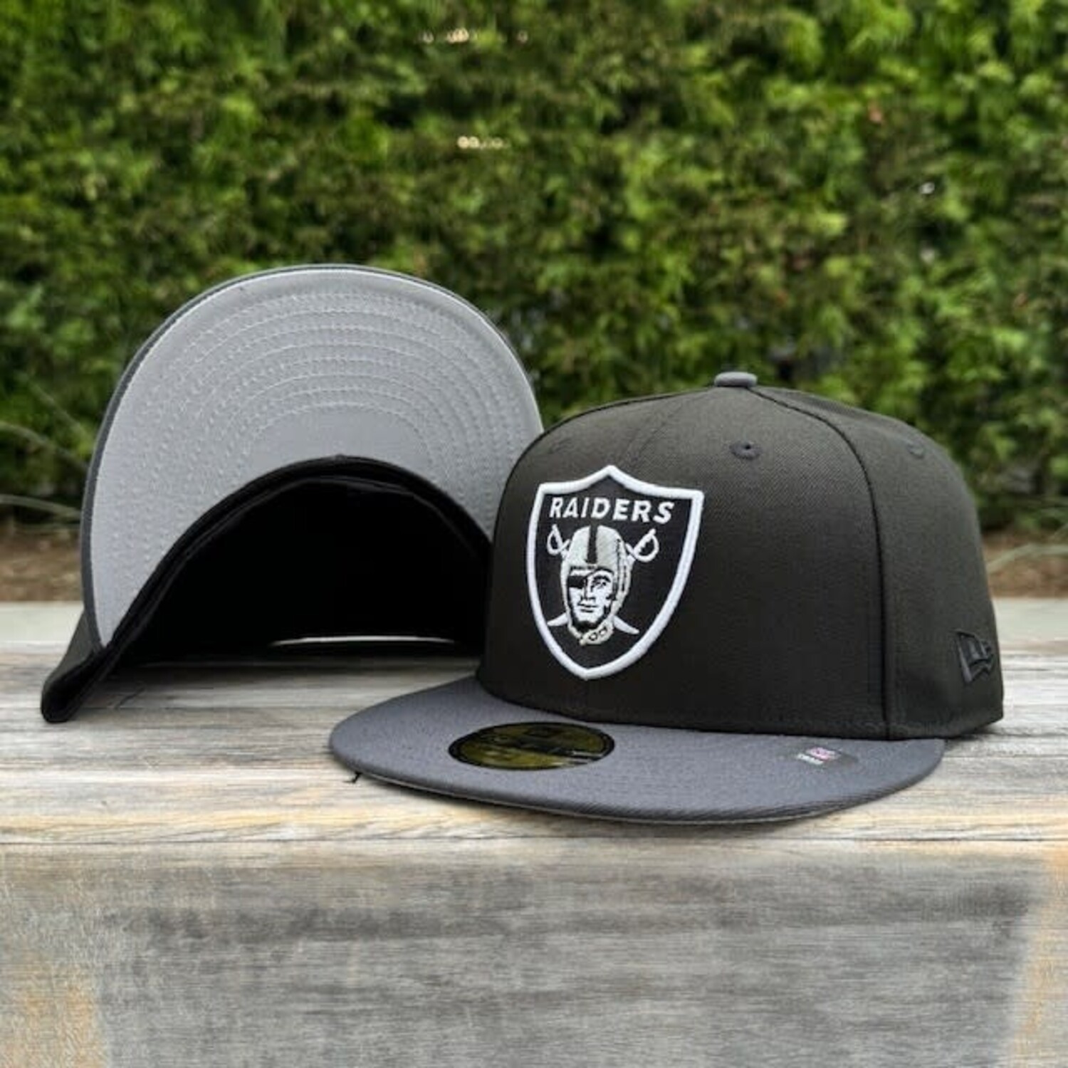 Raiders Black/Dark Gray Shield - The Locker Room of Downey