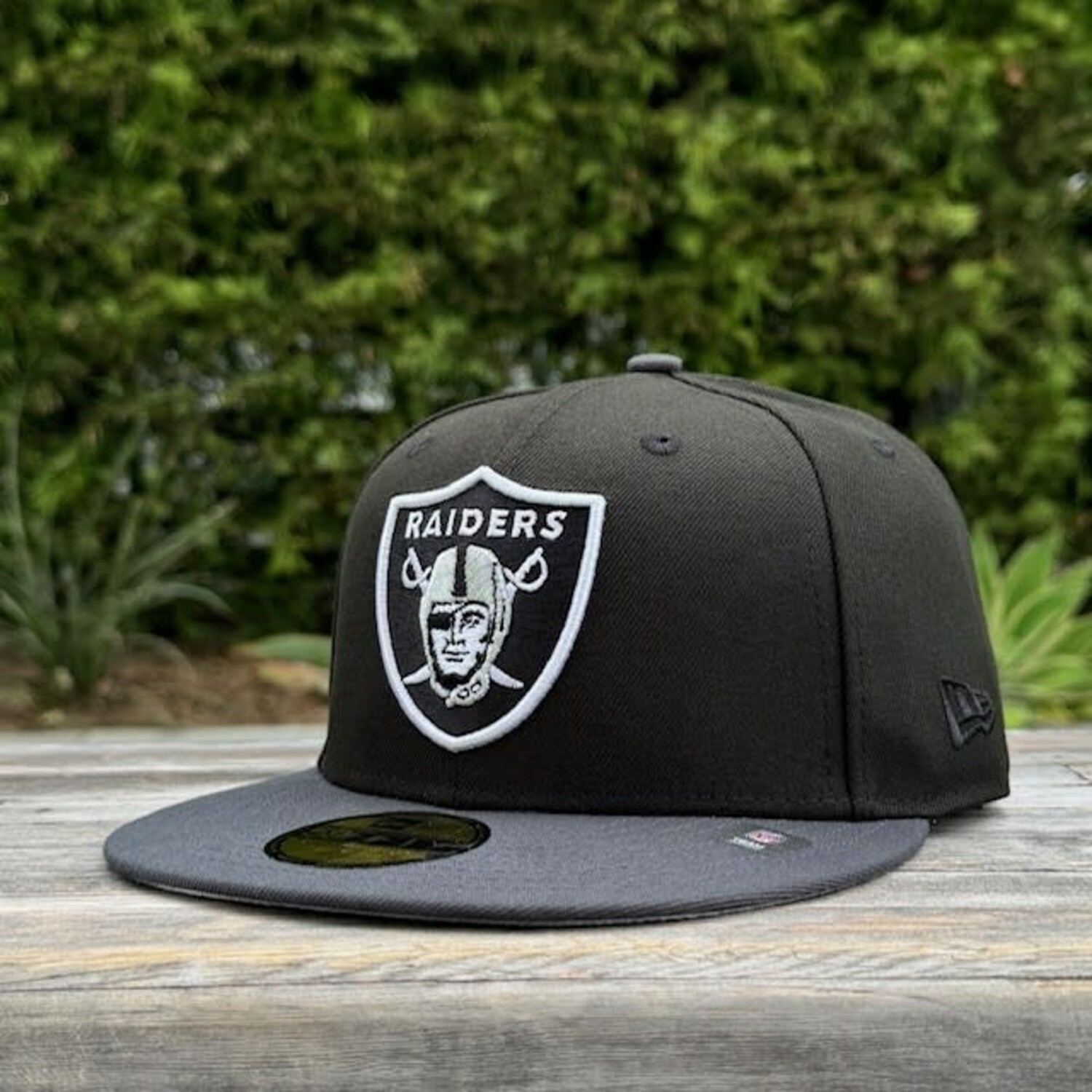 Raiders Black/Dark Gray Shield - The Locker Room of Downey